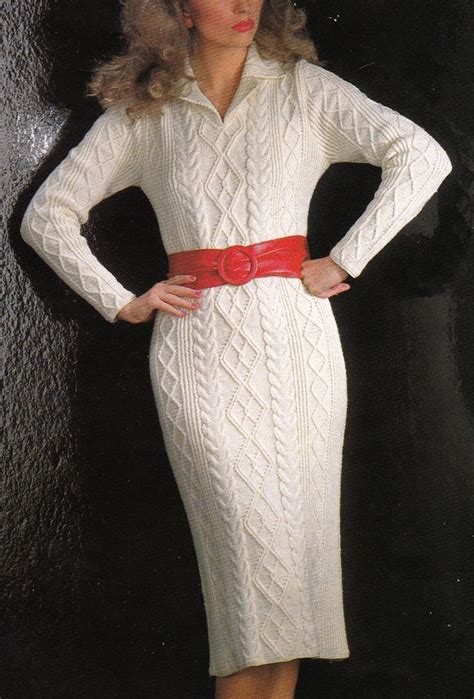 This is a beautifully draped piece that will round. Vintage Knitting Pattern Instructions to Make a Ladies ...
