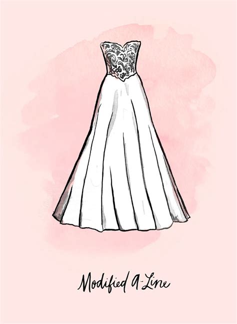 Https://techalive.net/wedding/a Line Wedding Dress Sketch