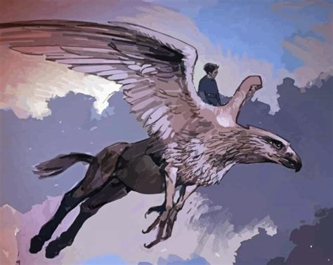Harry Potter Hippogriff Art Paint By Numbers Paint By Numbers