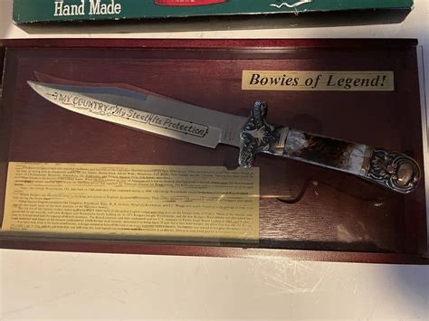 Rare Mint Boxed Parker ‘bowies Of Legend Knifepresentation Case 1980