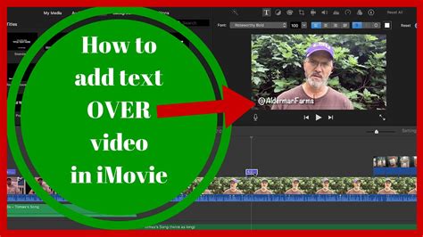 Text superposition over an image, with image or text change how to display the original or simple text overlay? Add Text to Video - How to Create a Text Overlay in iMovie ...