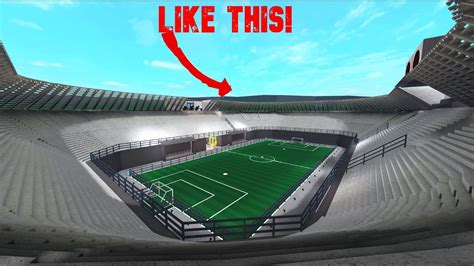 How To Build A Football Stadium In Bloxburg Youtube