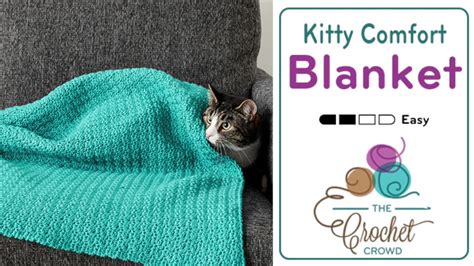 How To Crochet A Cat Blanket Youtube