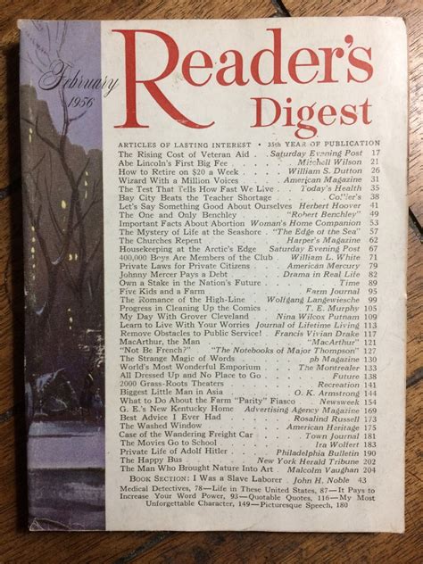 Vintage Readers Digest Magazine Etsy