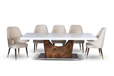 Stunning Marble Dining Table Of 8 Seats
