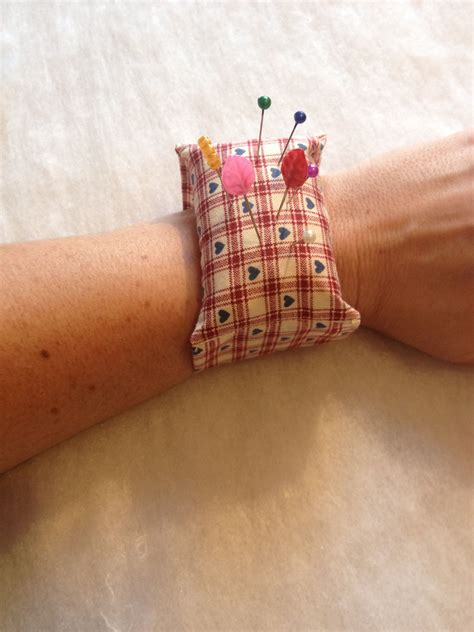 Wrist Pin Cushion Variety Of Colours The Supermums Craft Fair Pin