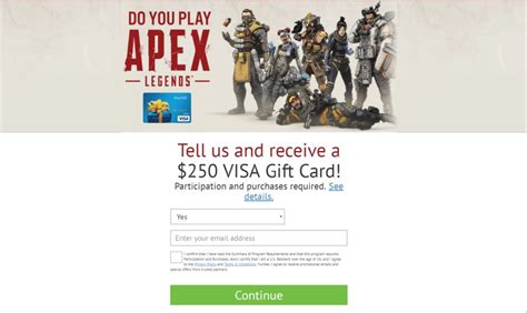 Giveaway ends on wednesday, march 20, 2019 at 11:59 am et. ENTER TO WIN A $250 VISA GIFT CARD FOR APEX LEGENDS! (With ...