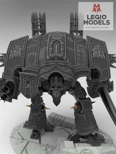 New Chaos Knight Bits From Legio Models Spikey Bits