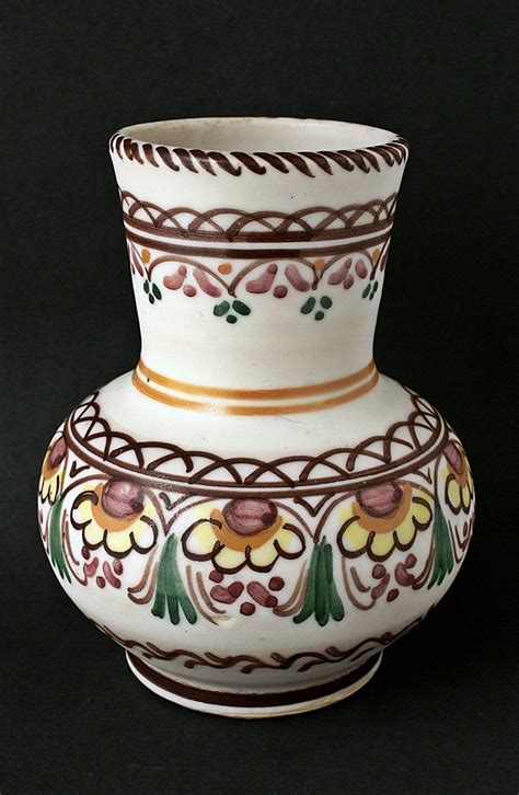 Spanish Pottery Vase Ah Puente Del Arzobispo Pottery