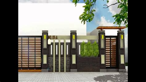 Pagar rumah kayu minimalis horizontal. pagar rumah minimalis surabay paling diminati saat inia ...