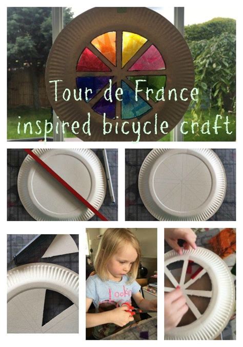 Tour De France Inspired Bicycle Craft For Kids Bicycle Crafts France