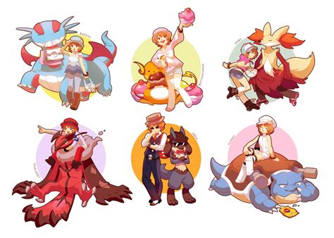 Trainer And Partner By Einlee On Deviantart Character Art Pokemon