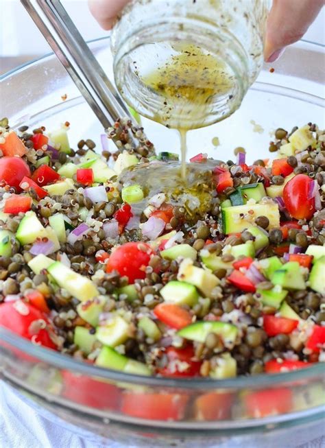 Greek Lentil Salad Delish Knowledge Recipe Lentil Recipes Whole