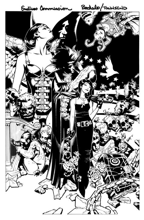Chris Bachalo Endless Commission In J L S Chris Bachalo Comic Art Gallery Room
