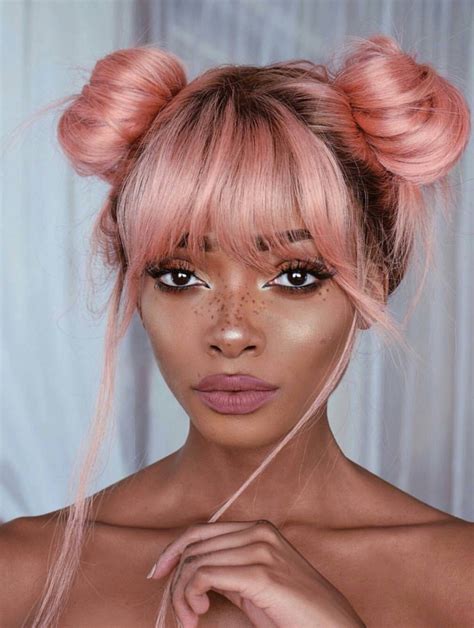 Rose gold hair can fit any length of the hair. Trend To Try: Rose Gold Is Your Next Summer Hair Color