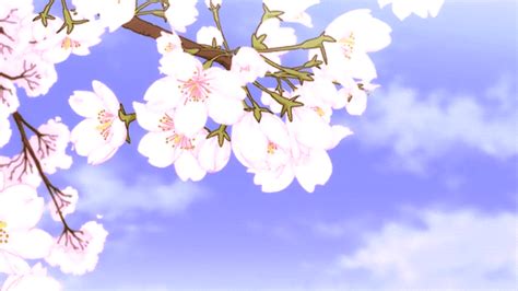Gif images animated butterfly and flowers come to the rescue! flower blossoms | Anime scenery, Anime background ...