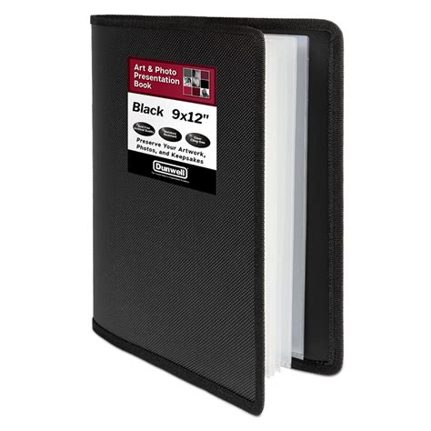 Buy Dunwell Art Portfolio 9x12 Folder Black Portfolio Folder For