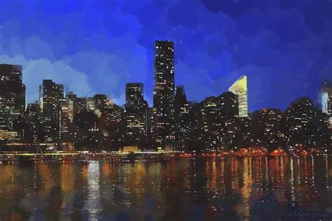 Stunning New York Skyline Drawings And Illustrations For