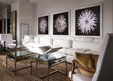White Transitional Living Room With Long Sofa Hgtv