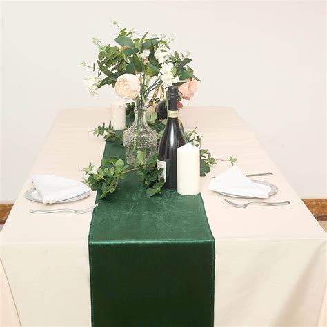 12 12x107 Premium Velvet Table Runners Wedding Linens Decorations