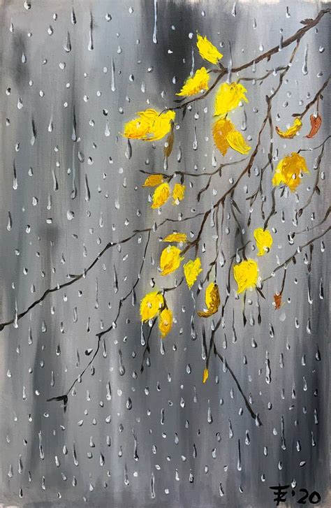 Poem Of The Rain Painting By Tanya Zeinalova Saatchi Art