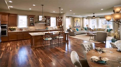 Open Kitchen Dining And Living Room Floor Plans