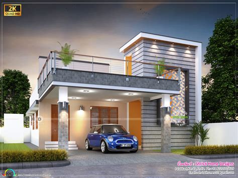 Beautiful Modern Style Single Floor House 1900 Sq Ft Kerala Home