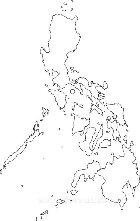 Printable Blank Map Of The Philippines Blank Printable