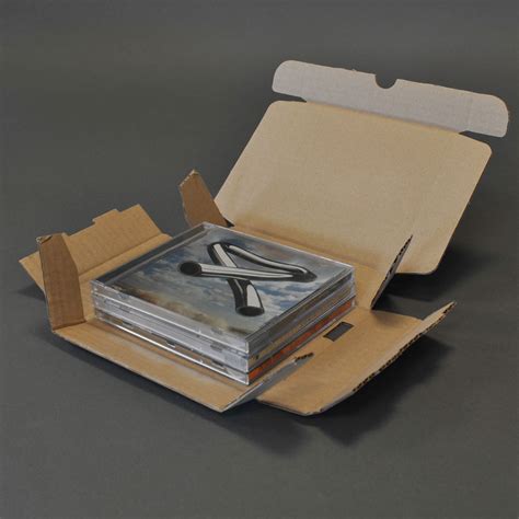 Cd Mailing Box Holds 3 Pack Of 50
