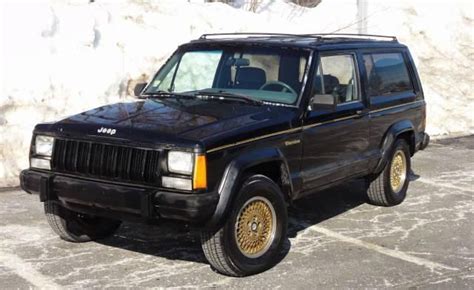 1988 Jeep Cherokee Limited Coupe 4x4 V6 Black Rare Lk Nr For Sale