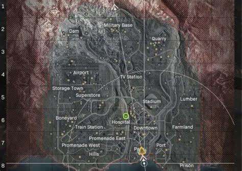 Call Of Duty Warzone Battle Royale Map Leaks Reveals Markers
