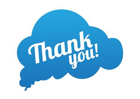 Download High Quality Thank You Clipart Blue Transparent Png Images