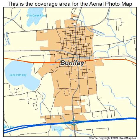 Aerial Photography Map Of Bonifay Fl Florida