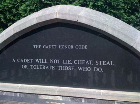 Rostfrei Ladung Stoff West Point Honor Code Ausser Für Kosten Spazieren