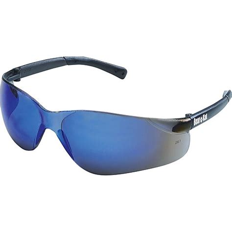 Mcr Safety® Bearkat® Safety Glasses Blue Mirror Staples
