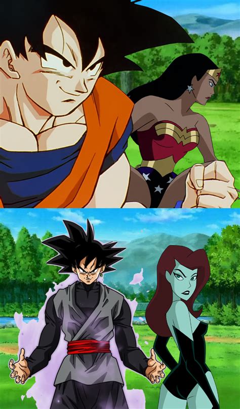 Goku Wonder Woman Vs Black Ivy By Oscarcajilima On Deviantart