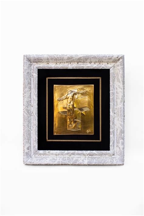 Salvador Dali Crucifixion Corpus Hypercubus Gold Edition Relief