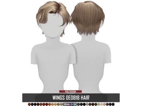 Wings Oe0818 Hair Kids Version The Sims 4 Download Simsdomination