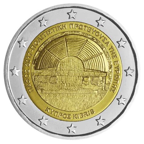 Cyprus 2 Euro 2017 Paphos Special 2 Euro Coins Eurocoinhouse
