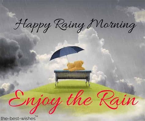 For me, it doesn't matter whether the morning is cloudy, rainy or windy if i meet it with you. 31 Perfect Good Morning Wishes For A Rainy Day [ Best ...
