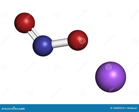 Sodium Nitrite Chemical Structure Used As Drug Food Additive E250