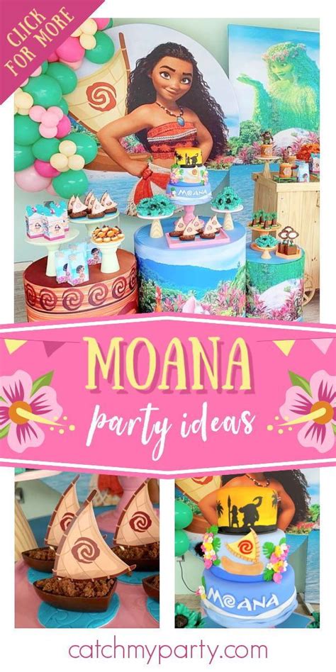 moana birthday mia s birthday catch my party in 2022 moana birthday party moana