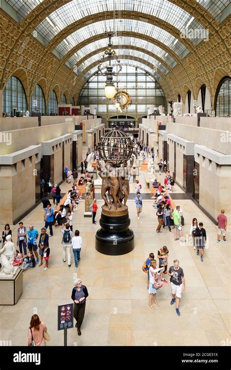 Interior Of The The Musee D Orsay In Paris Known For Its Collection Of Impressionist