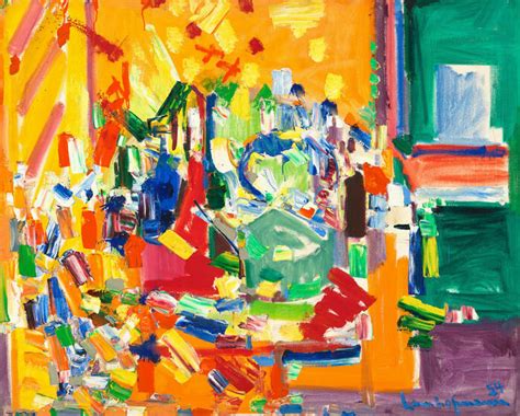 Hans Hofmann Orchestral Dominance In Yellow Whitney Museum Of