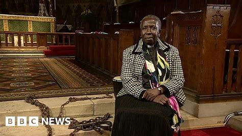 Black Priest Walks In Slave Chains To Promote Remembrance Bbc News