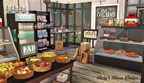 Sims4 Deli And Grocery Store 小吃雜貨鋪 Rubys Home Design