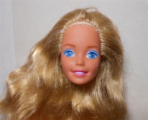 Vintage Barbie Head Barbie Head Marked 1976 Malaysia Inside Etsy