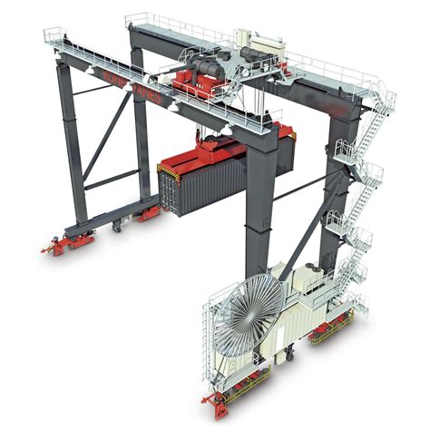 Floor Track Container Stacking Crane Armg Konecranes Automatic