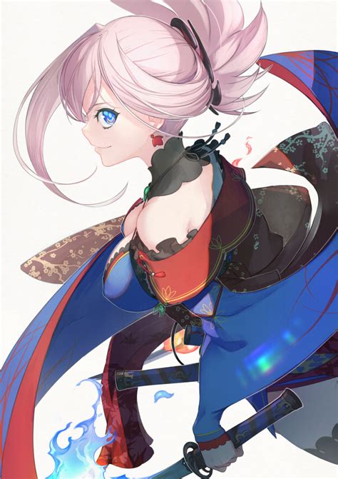 Saber Miyamoto Musashi Fategrand Order Image By Yunar 2926443