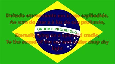 Hino Nacional Brasileiro National Anthem Of Brazil English